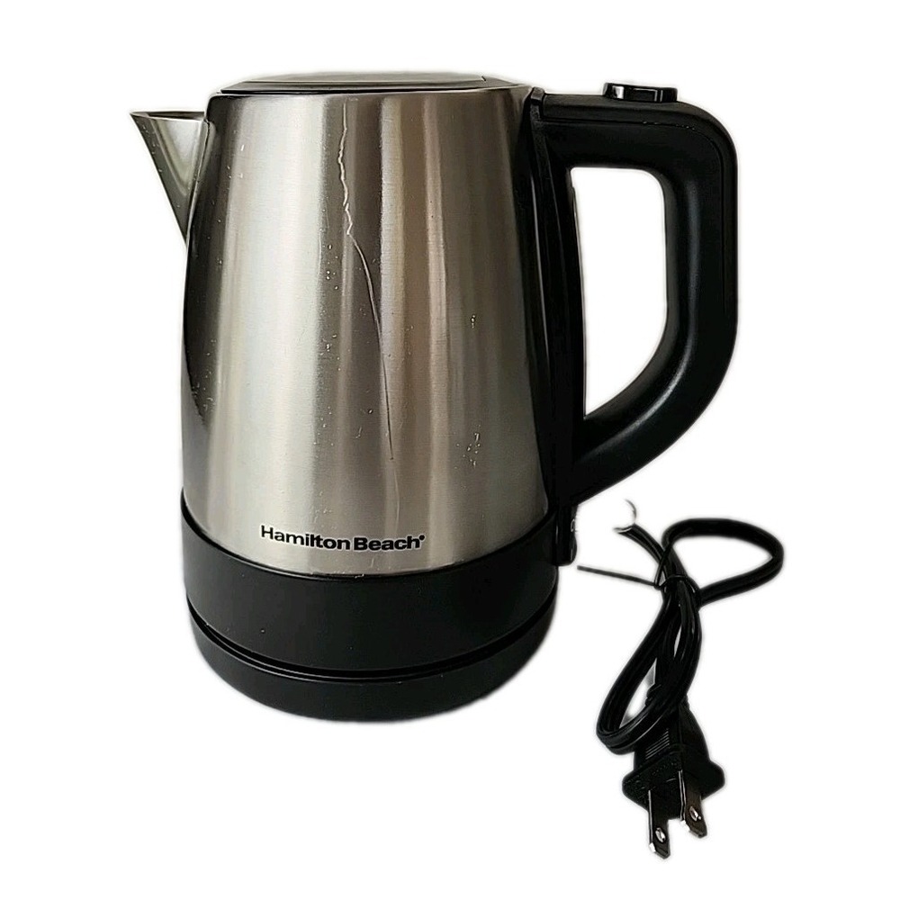Hamilton Beach Stainless Steel Electric Kettle, Tea & Water Kettle, 1 Liter